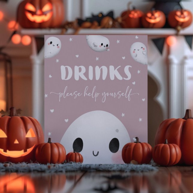 Poster Symbole de boisson d'une Halloween Éffrayante (Créateur téléchargé)