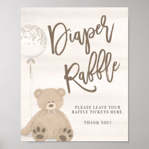 Poster Symbole de chevalier à ballets en peluche en peluc