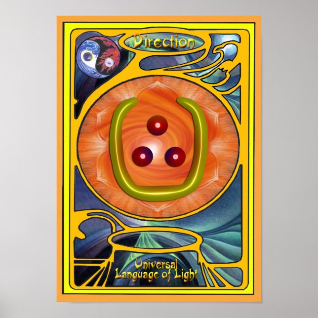 Poster Symbole de direction (Devant)