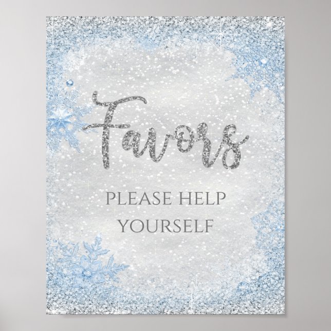 Poster Symbole de faveur Winter Wonderland (Devant)