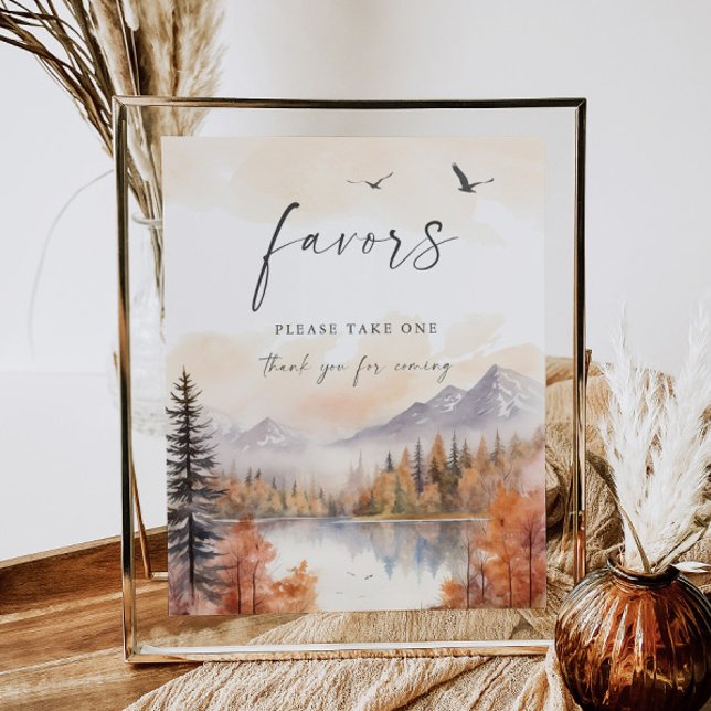 Poster SYMBOLE DE FÊTE Baby shower rustique Mariage (Créateur téléchargé)