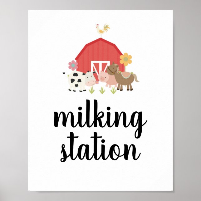 Poster Symbole de fête d'anniversaire de la ferme Signal  (Devant)
