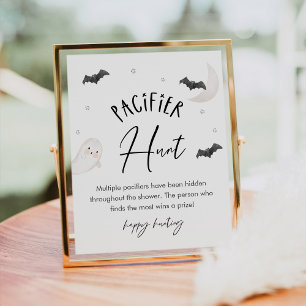 Poster SYMBOLE DE JEU DE Baby shower DE CHASSE DE SUGARBO