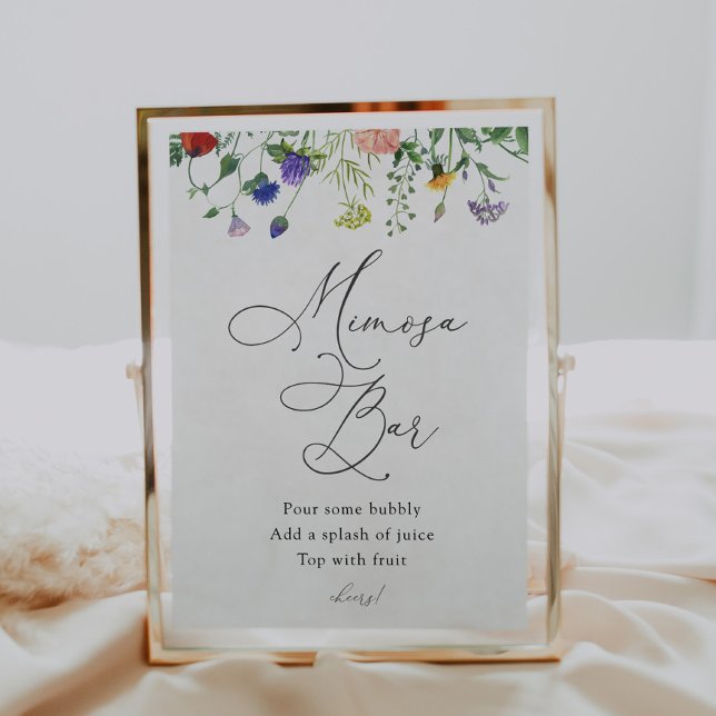 Poster Symbole de la barre des abeilles et des fleurs sau (Créateur téléchargé)