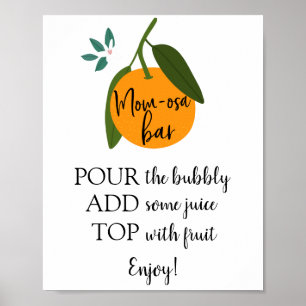 Poster SYMBOLE DE LA BARRE Maman-Osa