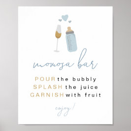 Poster Symbole de la barre Momosa