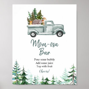 Poster Symbole de la barre Momosa