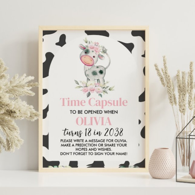 Poster Symbole de la Capsule d'Anniversaire de la Vache S (Créateur téléchargé)