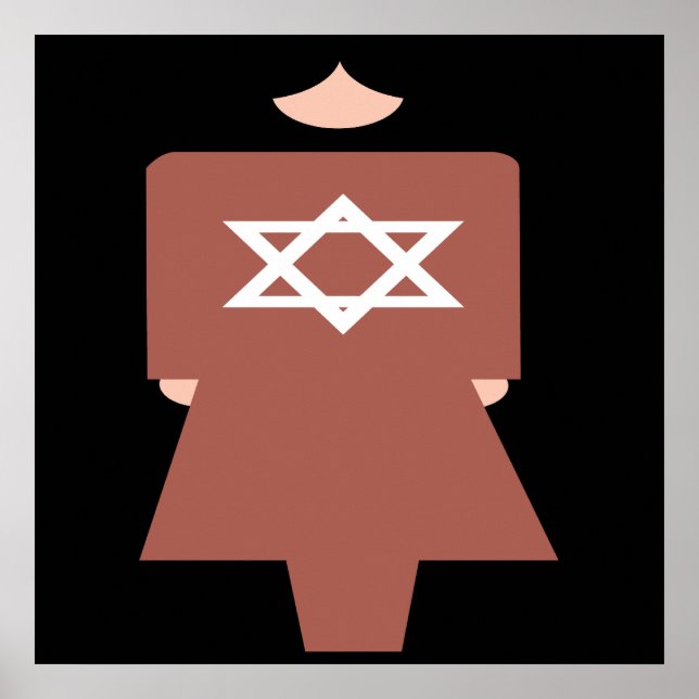 Poster Symbole de la femme hébraïque (Devant)
