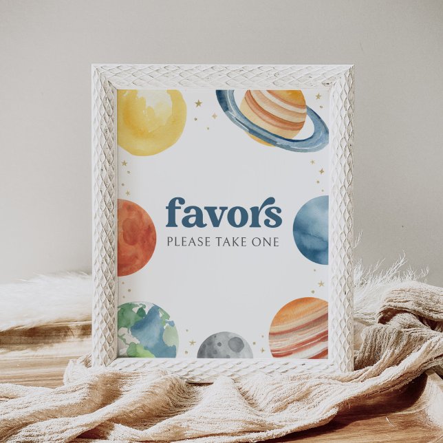 Poster Symbole de la fête d'anniversaire de l'espace extr (Créateur téléchargé)