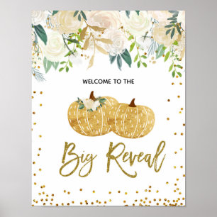 Poster Symbole de la fête de la révélation du Citrouille 