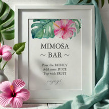 Symbole de la Fête des mariées tropicale Hibiscus 