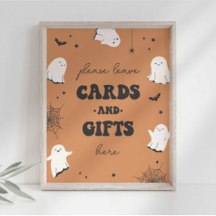 Poster Symbole de la fête des petites cartes et cadeaux