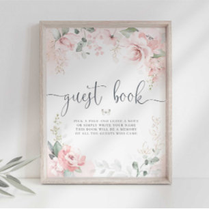 Poster Symbole de la fête du livre d'invité