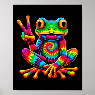 Poster SYMBOLE DE LA PAIX DE LA EN cravate Hippie