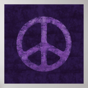 POSTER SYMBOLE DE LA PAIX POPULAIRE DÉSORMAIS