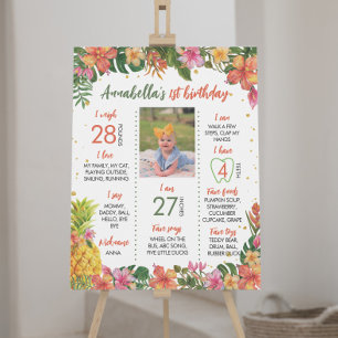 Poster Symbole de la première année de la florale tropica