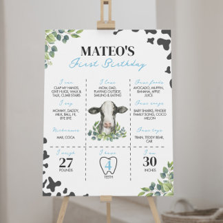 Poster Symbole de la première année de la vache