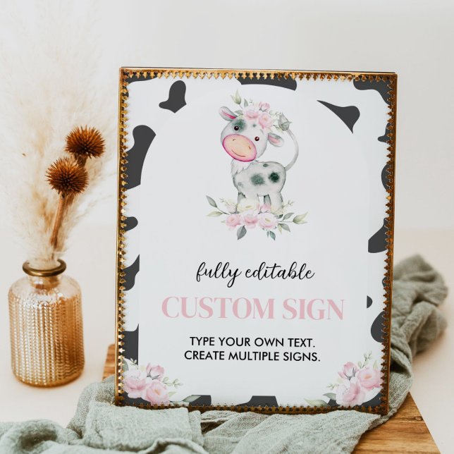 Poster Symbole de la table de fête d'anniversaire de la v (Créateur téléchargé)