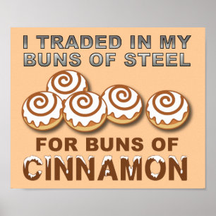 Poster Symbole de l'affiche de Buns of Cinnamon Funny