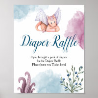 Symbole de l'affiche du Baby shower de dragon