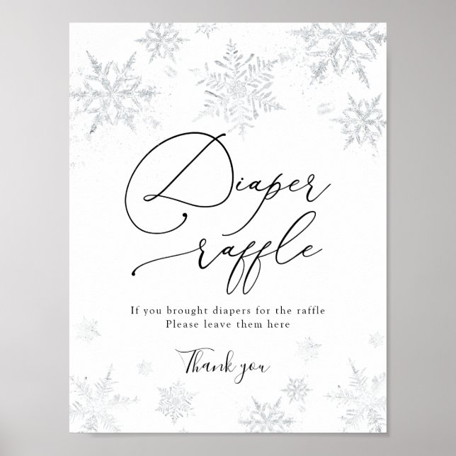 Poster Symbole de l'échauffement de la couche de neige (Devant)