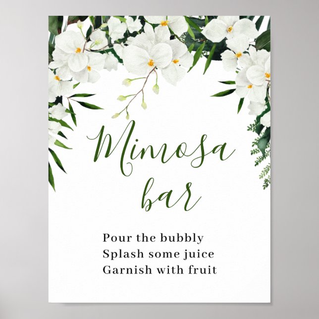 Poster Symbole de l'élégante barrette Mimosa Bohème (Devant)