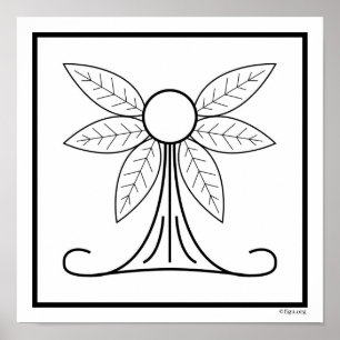 Poster Symbole de nature