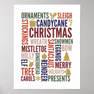Poster Symbole de Noël