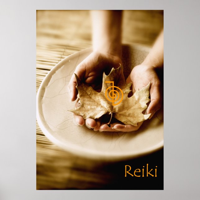 Poster Symbole de puissance Reiki (Devant)