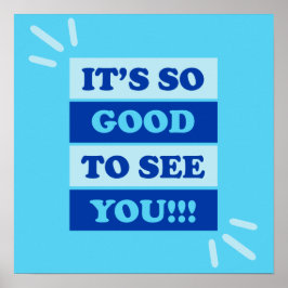 Poster Symbole de salutation de l'Église - Bon de vous vo