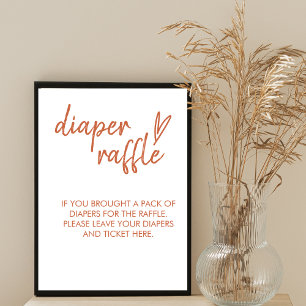 Poster SYMBOLE Déchet Déchets Signe Boho Minimum Coeur Te