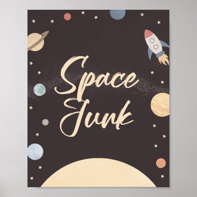 Poster Symbole d'enchaînement spatial de l'espace extra-a (Devant)