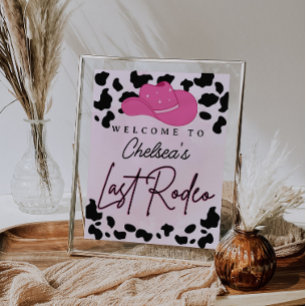 Poster SYMBOLE dernière Fête des mariées Rodéo Cowgirl