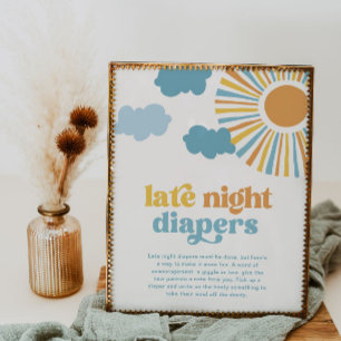 Poster SYMBOLE DES DIAPORATEURS DE LA NUIT TARDIVE Baby s