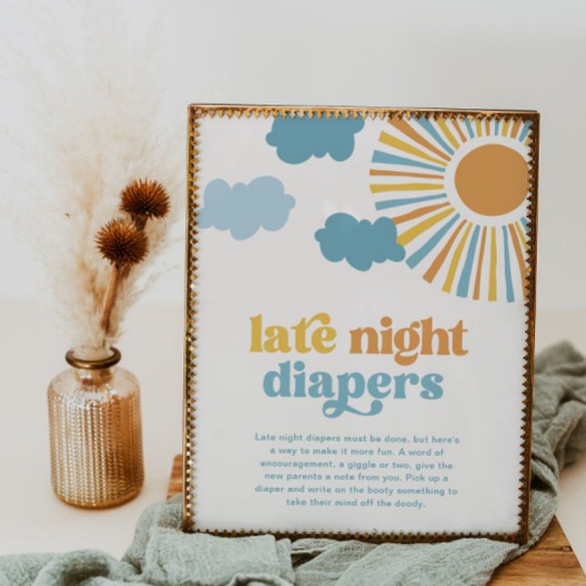 Poster SYMBOLE DES DIAPORATEURS DE LA NUIT TARDIVE Baby s (Créateur téléchargé)