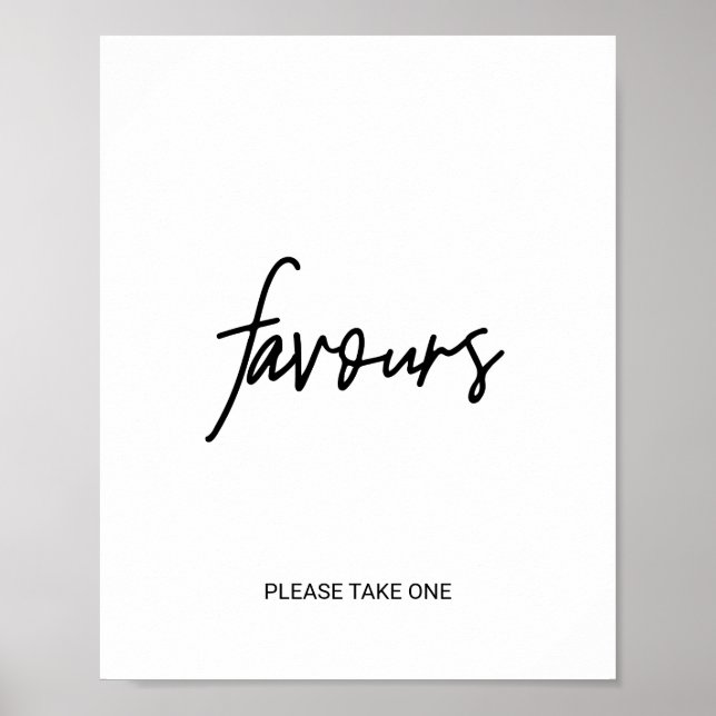 Poster Symbole des faveurs de la calligraphie lunaire (Devant)