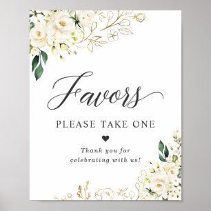 Poster Symbole des faveurs de mariage S'il vous plaît pre