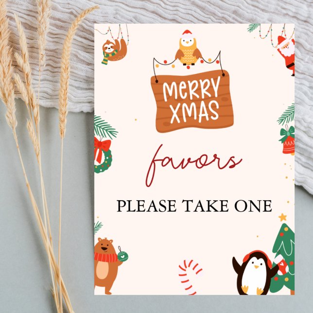 Poster SYMBOLE DES FÊTES DE Baby shower Père Noël DE Noël (Créateur téléchargé)