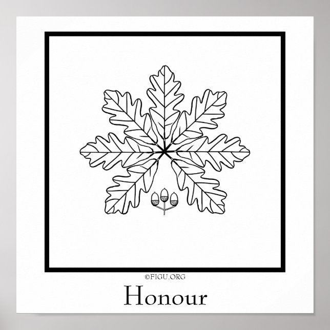 Poster Symbole d'honneur (Devant)