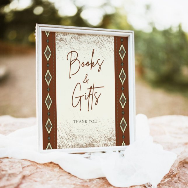 Poster SYMBOLE DOLLY Aztec Rustic Western Livres Et Cadea (Créateur téléchargé)