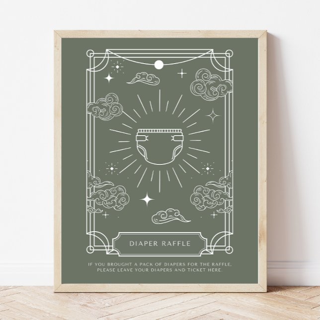 Poster SYMBOLE DU Baby shower DE Tarot Céleste (Créateur téléchargé)