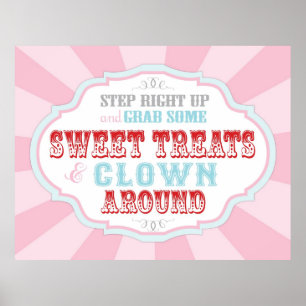 Poster Symbole du carnaval ou du cirque