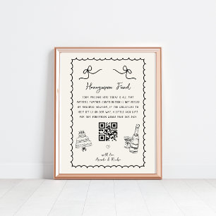 Poster Symbole du Fonds pour lune de miel des Mariages fr