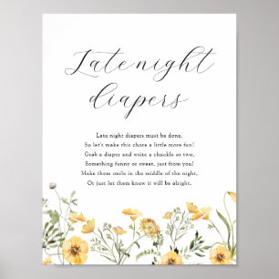 Poster Symbole du jeu de douche Diapeurs nocturnes