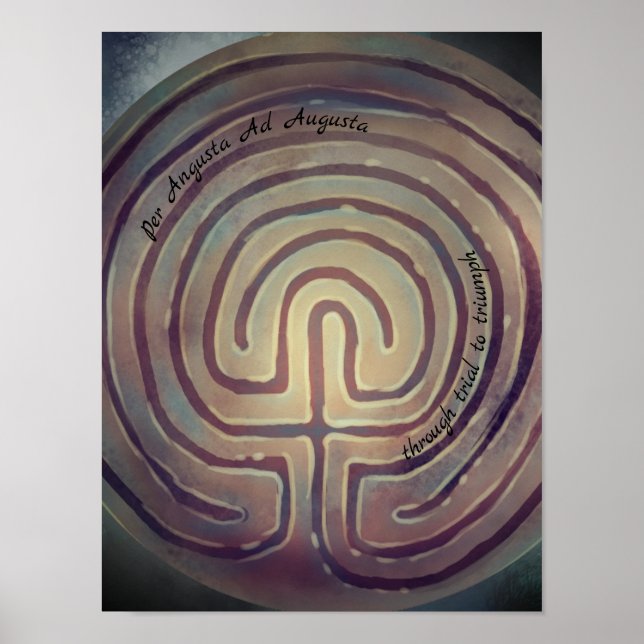 Poster Symbole du Labyrinthe (Devant)