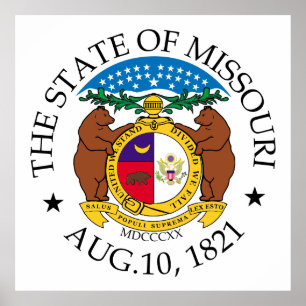 Poster Symbole du Missouri