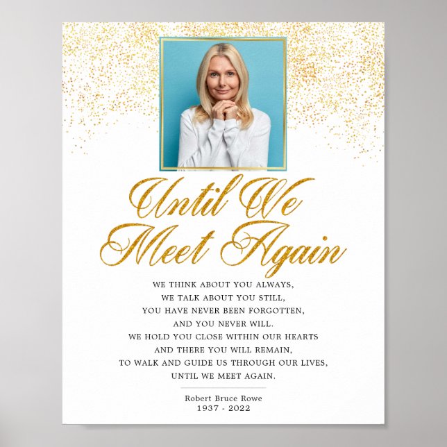 Poster Symbole du poème funéraire commémoratif (Devant)