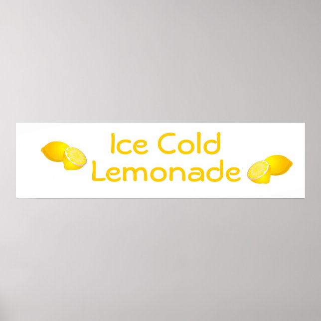 Poster Symbole du socle de la limonade (Devant)
