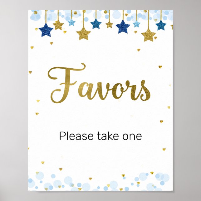 Poster Symbole Favori Twinkle Aquarelle (Devant)